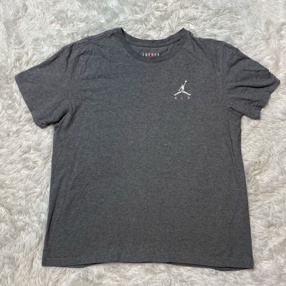 Nike Air Jordan Jumpman Gray T-Shirt Mens Size XL Active Gym Train Casual - Picture 2 of 8
